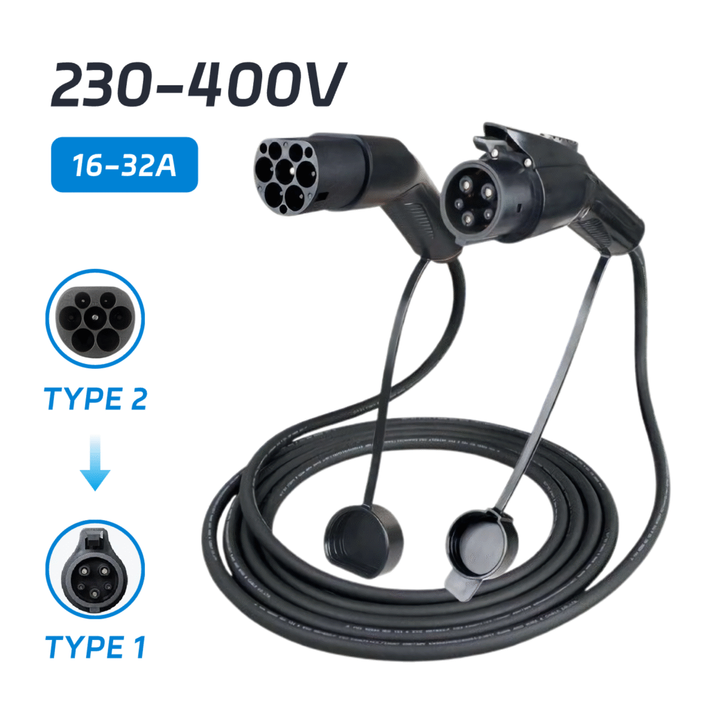 Portable EV Cable Type 2 to J1772