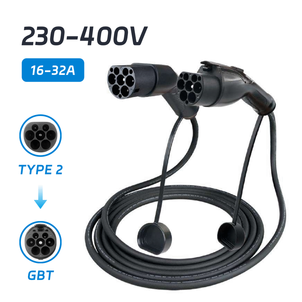Type 2 to GB/T EV Cable